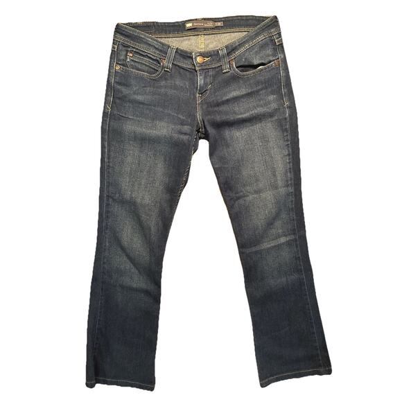Levis Jeans Demi Curve Womens 7/28 Blue Low Rise Bootcut Skinny - Picture 1 of 6